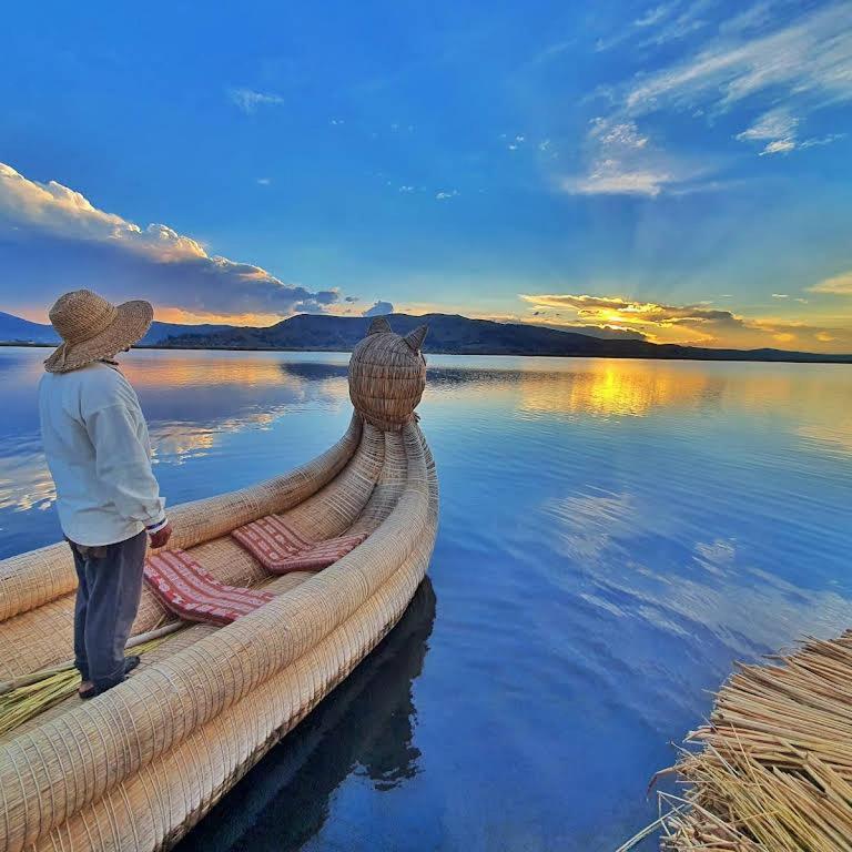 Uros Caminos Del Titicaca Peru Villa Puno Bagian luar foto