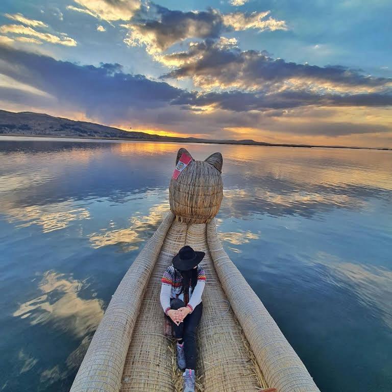 Uros Caminos Del Titicaca Peru Villa Puno Bagian luar foto